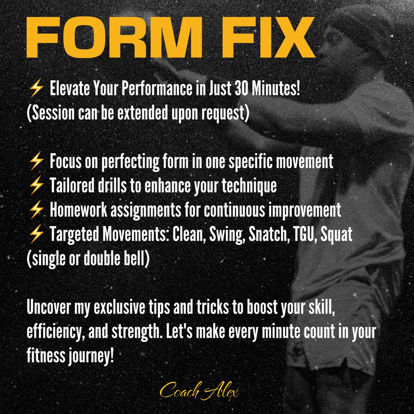 FORM FIX - 1:1 virtual session